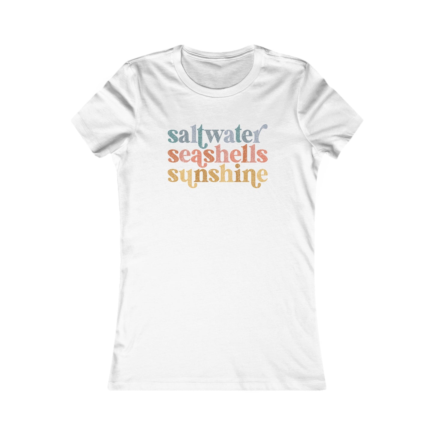 Saltwater Seashells Sunshine Women's Tee